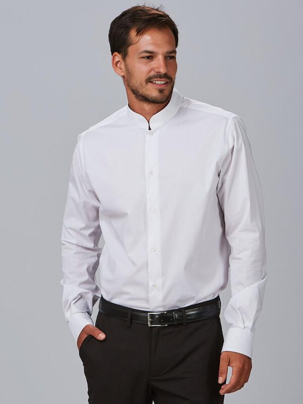 CAMISA HOMBRE M/L C/MAO SLIM FIT ELASTAN