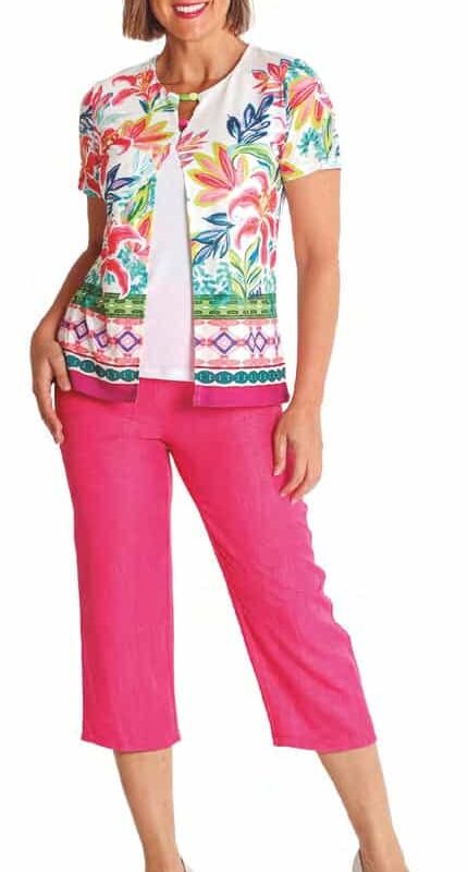Camiseta simil doble