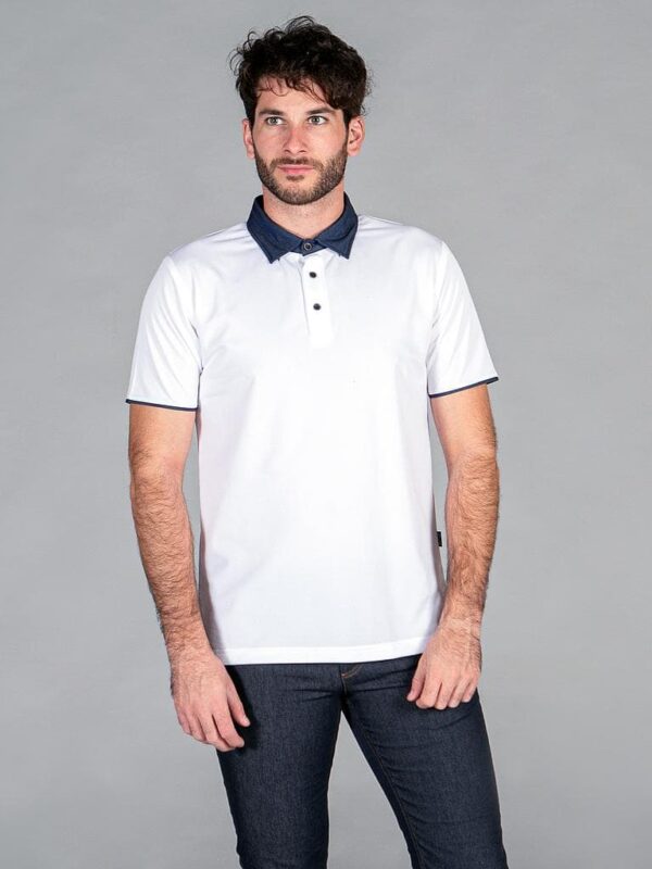 POLO HOMBRE CUELLO CAMISERO TEJANO