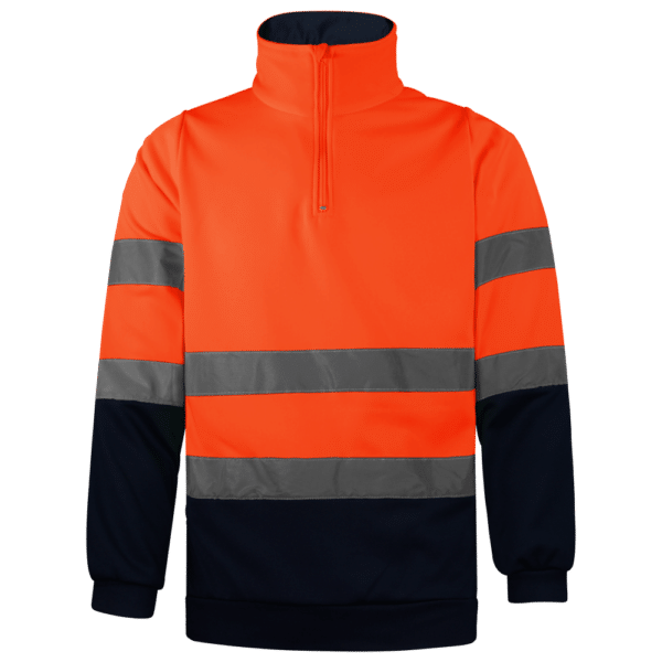 SUDADERA MEDIA CREMALLERA COMBINADA AV