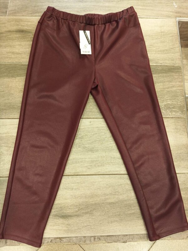 Pantalón punto neopreno granate