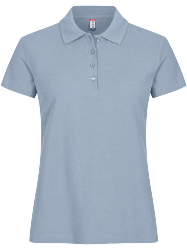 POLO DE ALGODON MUJER AZUL CLARO