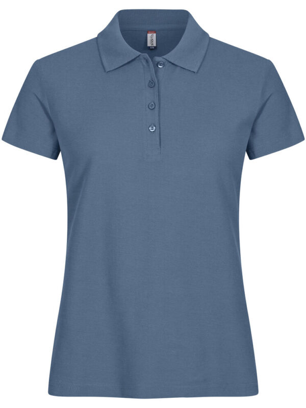 POLO DE ALGODON MUJER STEEL BLUE