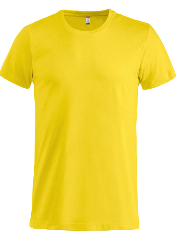 CAMISETA MANGA CORTA ALGODON AMARILLA
