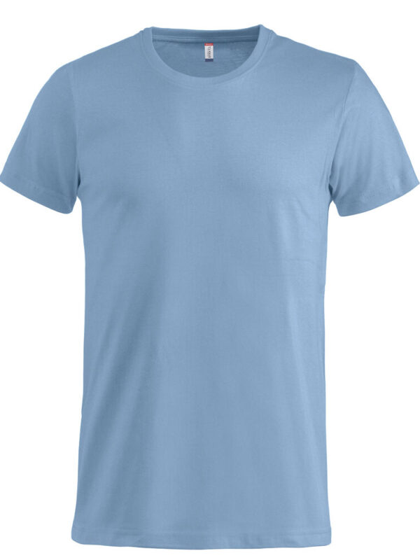 CAMISETA MANGA CORTA ALGODON CELESTE