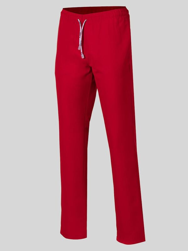 PANTALON UNISEX GOMA MICROFIBRA ROJO
