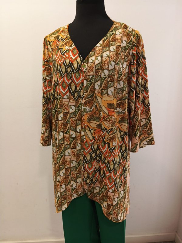 Blusón estampado