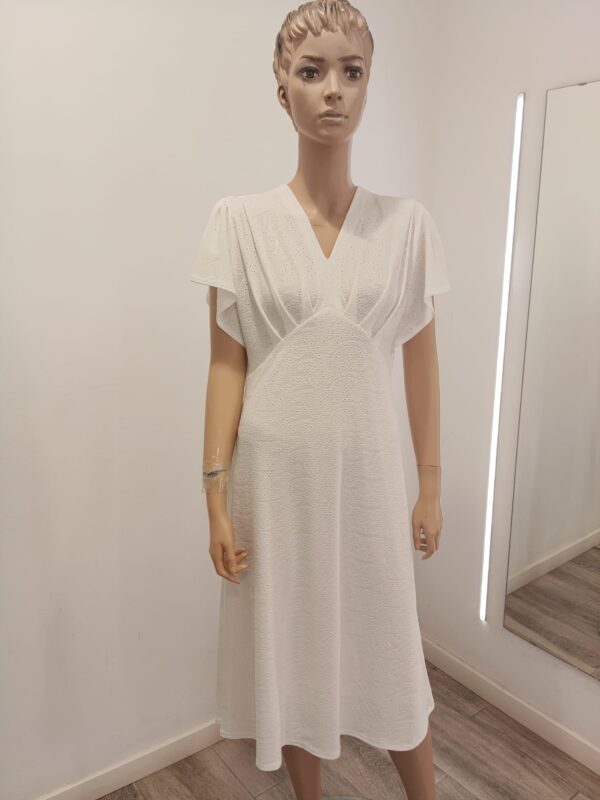 Vestido calado blanco