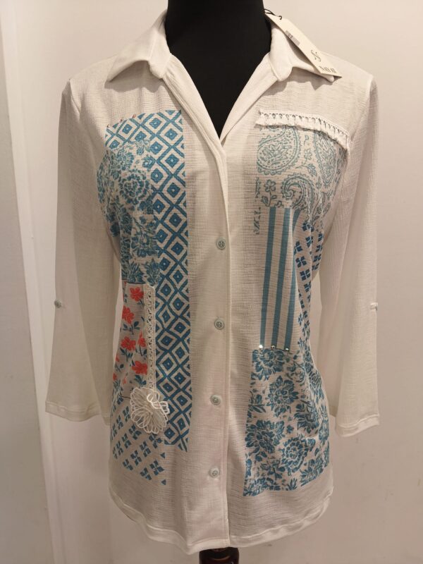 Camisa blanca fantasía