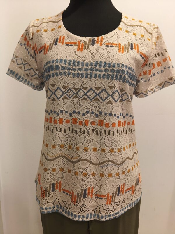 Camiseta estampada blonda