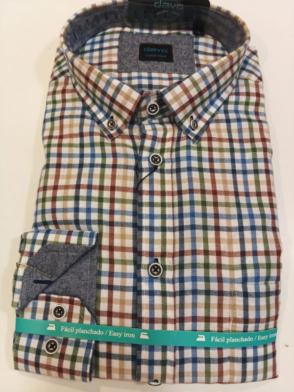 Camisa cruadritos viella verde