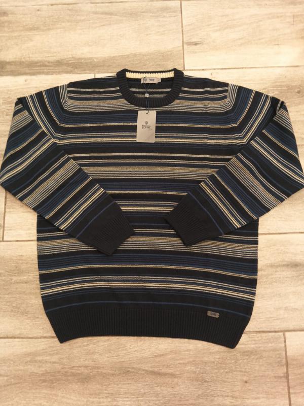 Jersey marino c/redondo rayas